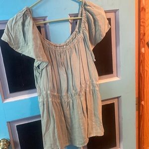 Maurices mint blouse XL